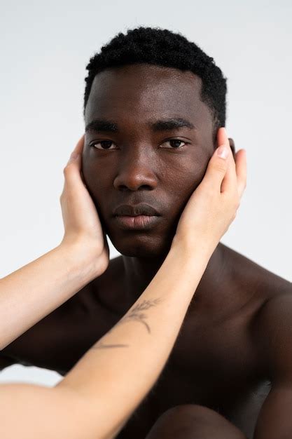 Dark Skin Male Model