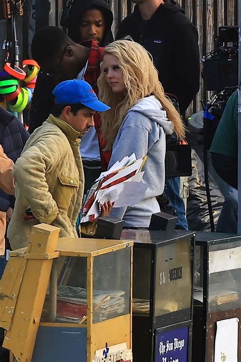 Mia Goth and Moses Sumney - "MaXXXine" Filming Set in Los Angeles 05/10