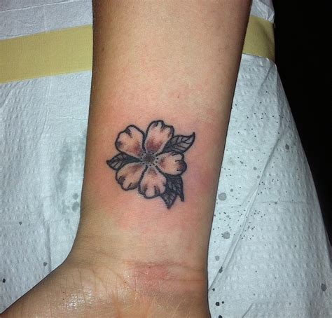 Today A Peacock . . .: Tiny Flower Tattoo