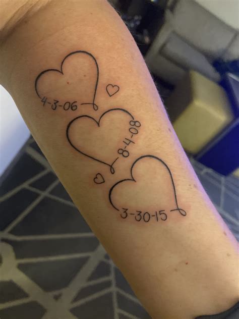 Heart tattoo kid birthdays in 2025 | Kids birthday tattoo, Birthday