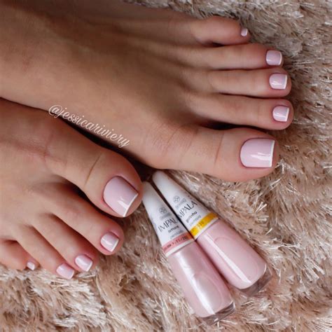 Unhas Do Pe Rosa Claro - Unhas Rosa Claro Naturais