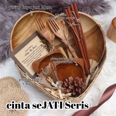 Jual HAMPERS KAYU JATI / HAMPERS ALAT MAKAN KAYU JATI / HAMPERS ...