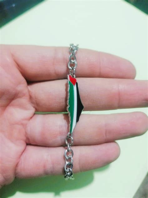 Palestine Bracelet Palestine Map Bracelet Palestinian - Etsy