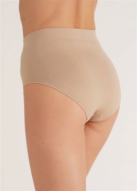 Безшовні труси бріфи MIDI BRIEFS (бежевий) Giulia — Офіційний інтернет ...