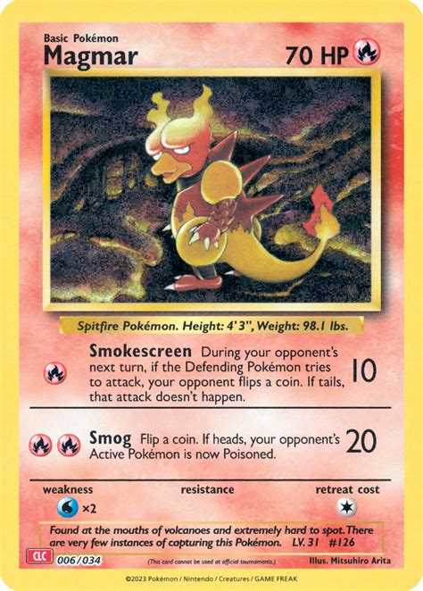 Magmar · Pokémon Trading Card Game Classic—Charizard (CLC) #006 ‹ PkmnCards