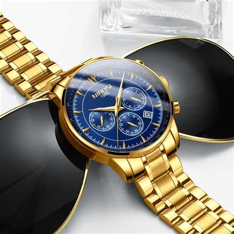 Relogio Masculino NIBOSI Quartz Watches Men Steel Band Men's Watches ...