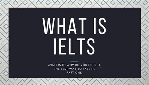 What Is IELTS - An Overview - LSI/IH Portsmouth