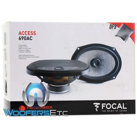 Focal 690AC 6" x 9" 75W RMS 2-Way Access Series Coaxial Speaker