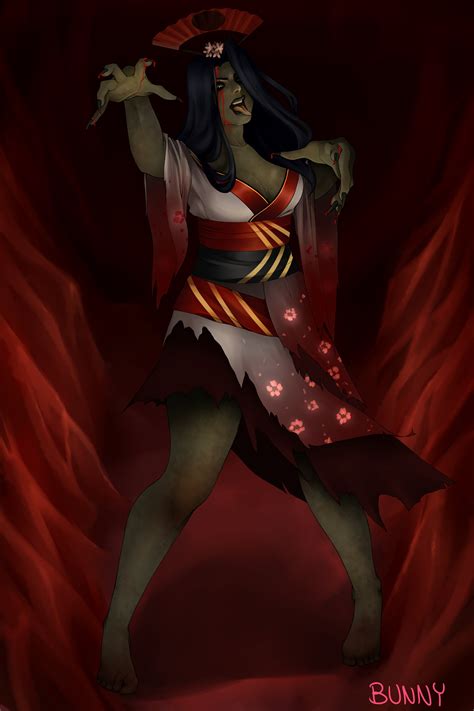 happy halloween!! (izanami fanart!) : r/Smite