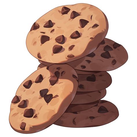 Choco Chip Cookie 26852084 PNG