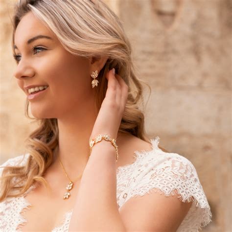 luxe ketting goudkleurig bruidskettingen shop drks