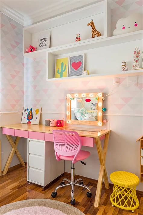 Mesa Para Quarto De Menina - 5 ideias de para decorar quarto de menina | Arquiteto de Bolso