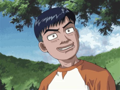 Initial D Itsuki Takeuchi Shocked Reaction GIF | GIFDB.com