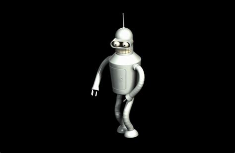 Bender Bending Rodríguez 3D - Чертежи, 3D Модели, Проекты, Юмор