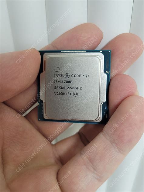 cpu i7-11700F 팝니다 | CPU/메인보드 | 중고나라