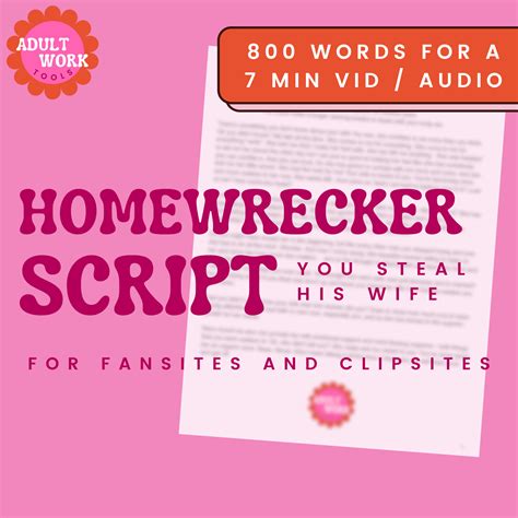 Homewrecker Femdom Onlyfans Script for Video / Sexting / Audio for