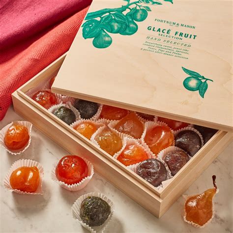 Glacé Fruits Selection in Wooden Box, 1.1kg