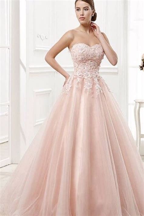 #rose dress | Gekleurde bruidsjurken, Trouwjurk, Bruidsjurk