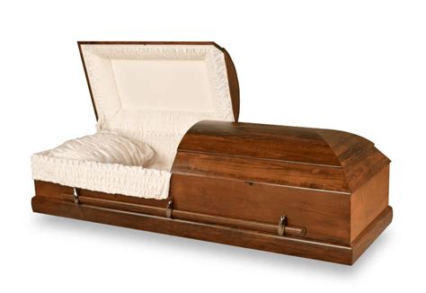 Poplar Wood Coffin (Casket) - Walnut Casket - Titan Casket