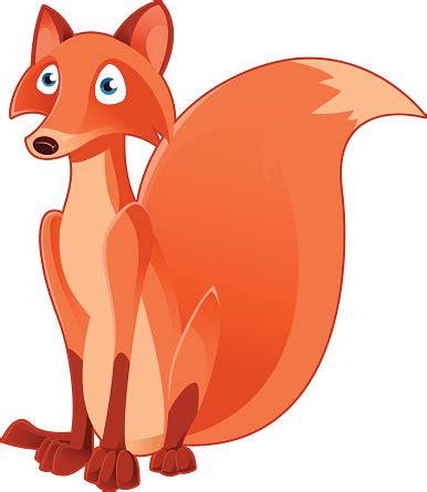 Cartoon Fox Stock Illustration - Download Image Now - 2015, Animal Body