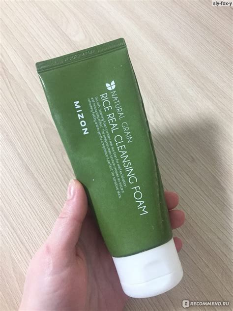 Пенка для умывания Mizon RICE REAL CLEANSING FOAM - «Отличная корейская ...
