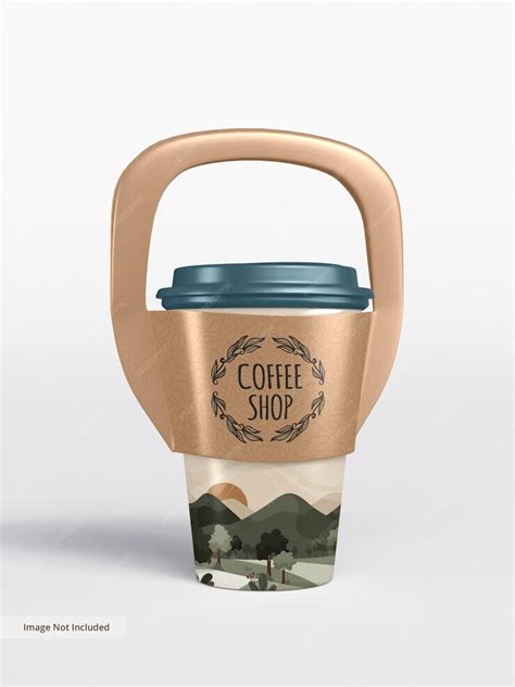 Free PSD | Take away coffee cup branding mockup