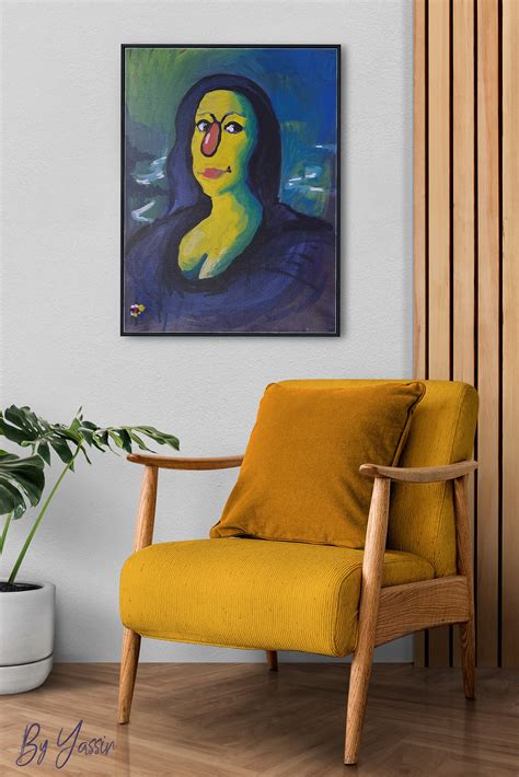 Mona Lisa Funny Painting, Digital Art, Wall Art, Mona Lisa Wall Art ...