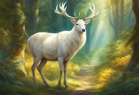 White Stag (Mythical Creature) - Mythical Encyclopedia
