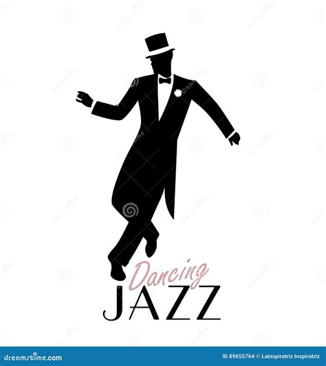 Uomo Elegante Che Indossa Jazz Classico Di Dancing Dell'abbigliamento