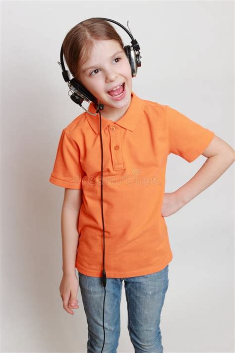 Kid singing stock photo. Image of cute, headpiece, lovely - 52225714