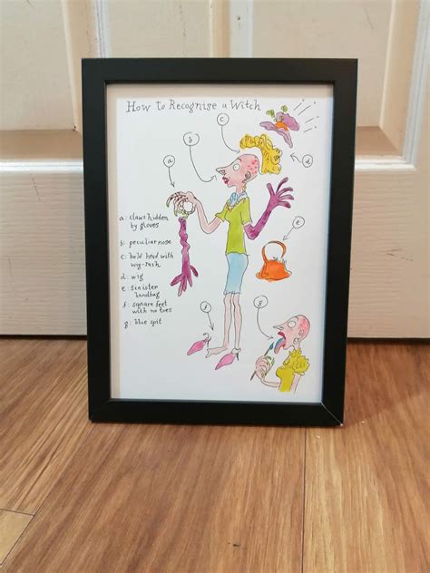 The twits quote and watercolour painting roald dahl quentin blake hand ...