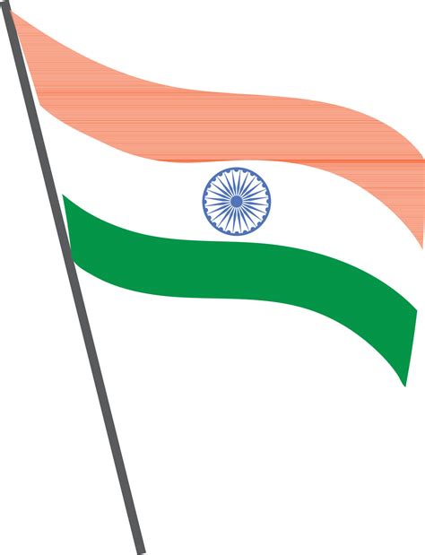 illustration  realistic indian flag  vector art  vecteezy