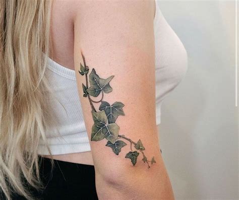 Geometric Vine Tattoos