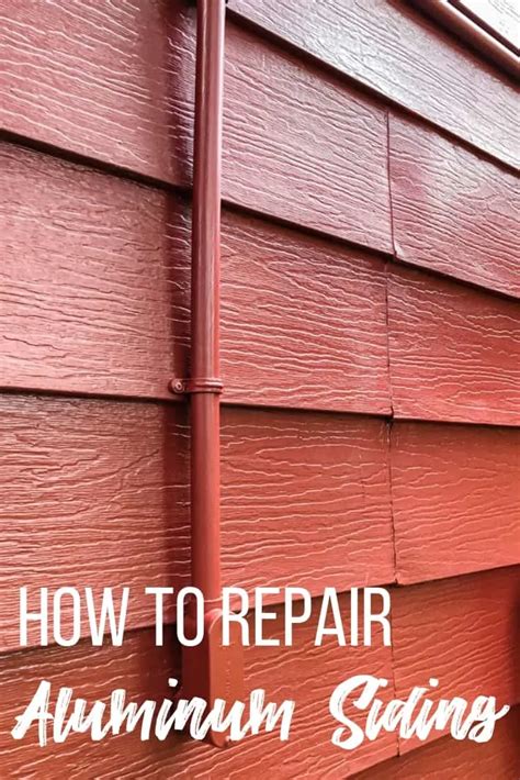 How to Repair Aluminum Siding - The Handyman's Daughter