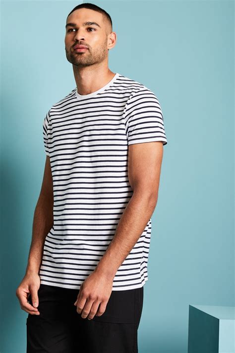 Breton Navy Striped T-Shirt | SJ