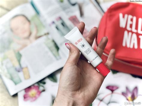 Гель для кожи вокруг глаз Clarins My Clarins освежающий с роликовым ...