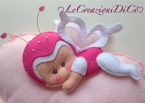 Feltro, pannolenci, hand Made, fiocco nascita, baby, kids