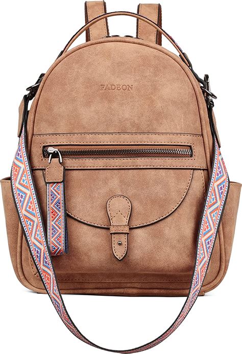 amazoncom fadeon mini backpack purse  women designer leather cute