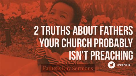 2 Truths The Church Won't Preach On Fathers Day - #AskPortia