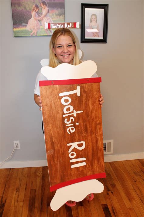 Homemade Tootsie Roll Costume