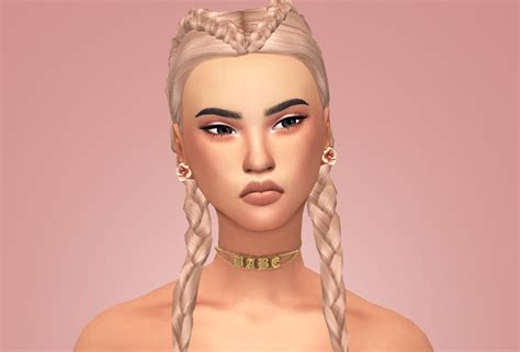 Sims 4 cc hair braids - alienlena