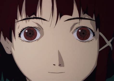 Lain from serial experiments lain anime is looking directly into the ...