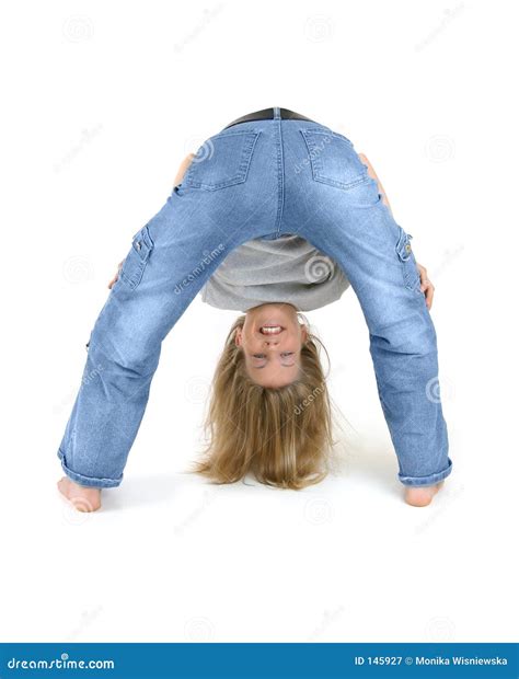 Young Girl - Bending stock image. Image of ability, female - 145927