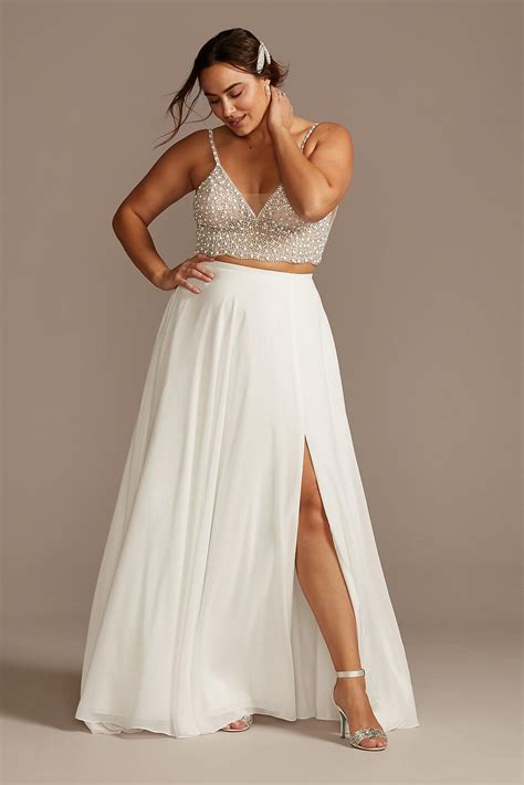 2 piece wedding gown 60 photos - Astyledwedding.com