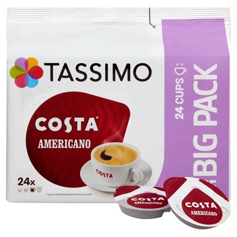 Tassimo Costa Americano Kapsułki 24szt UK - 7804476882 - oficjalne ...
