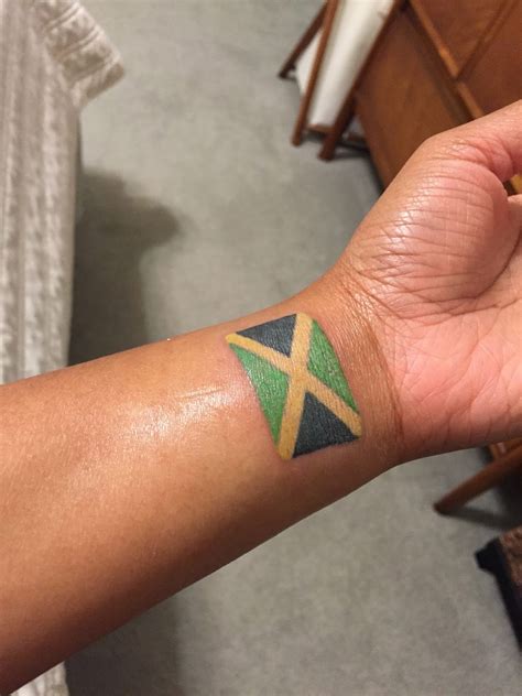 Jamaican Flag Tattoo