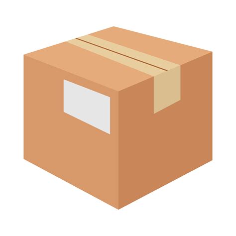 Cardboard box flat illustration 35115149 Vector Art at Vecteezy