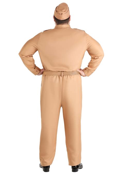 army plus size costume