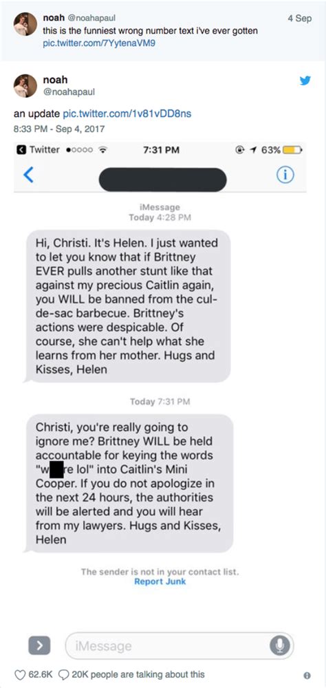 Wrong Number Text Message Lands Stranger In Middle of Suburban Drama