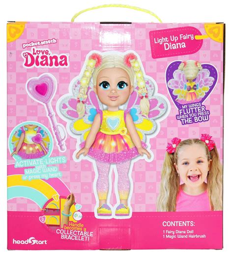Love, Diana Light Up Fairy Diana 13 Doll Headstart - ToyWiz